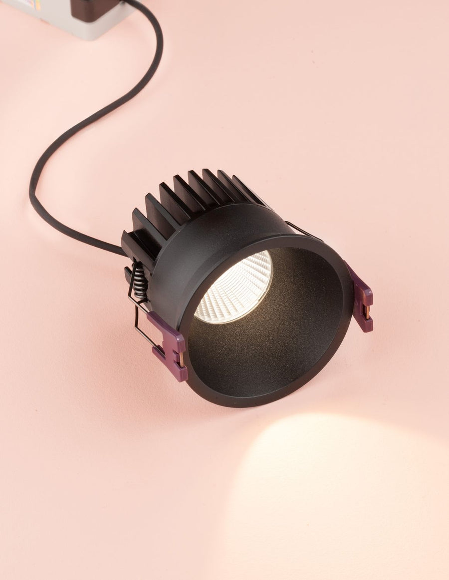Projecteur extérieur Blade noir, L 7,8 cm