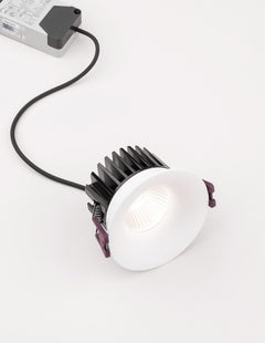 Projecteur extérieur Blade blanc, L 8,5 cm
