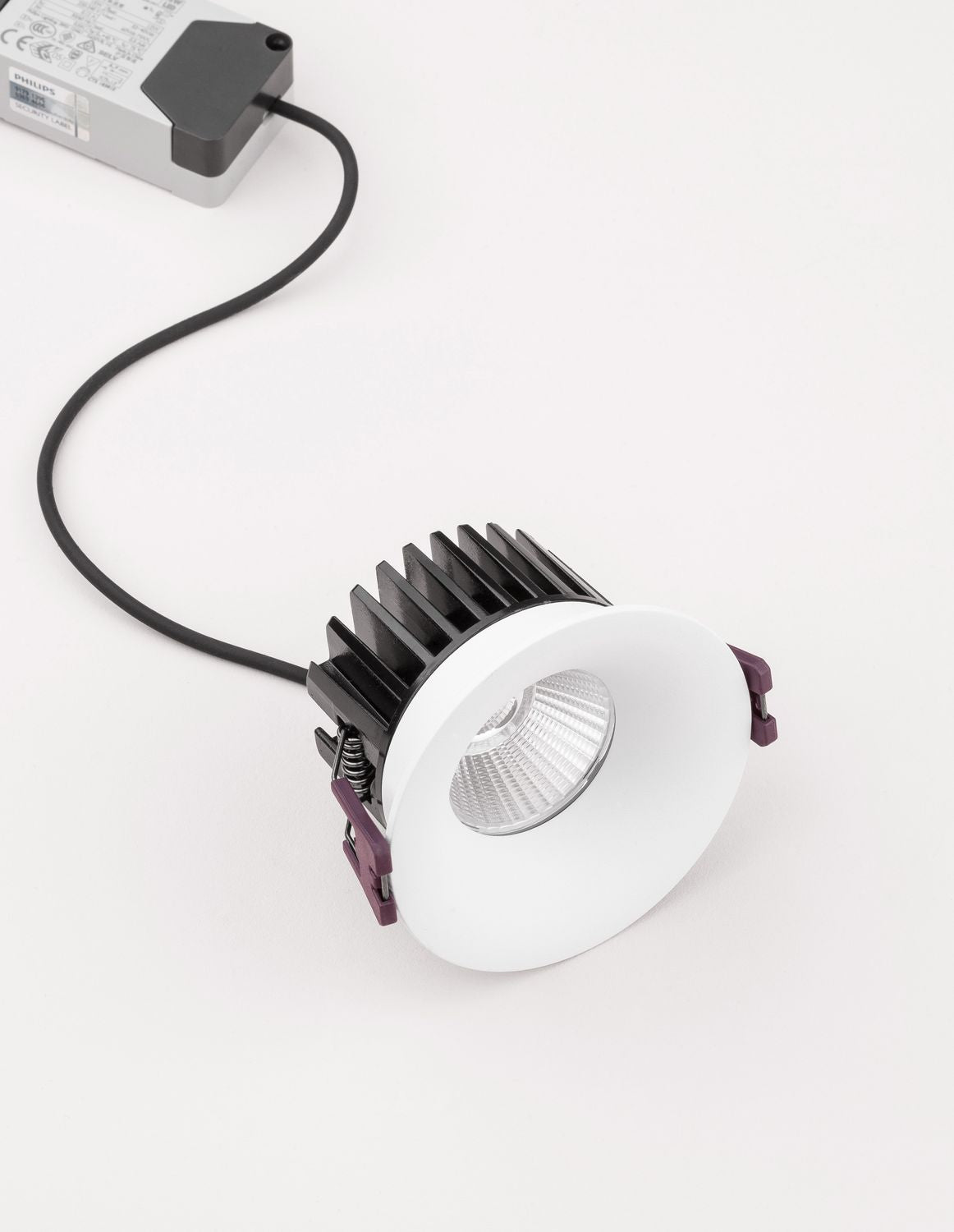 Projecteur extérieur Blade blanc, L 8,5 cm