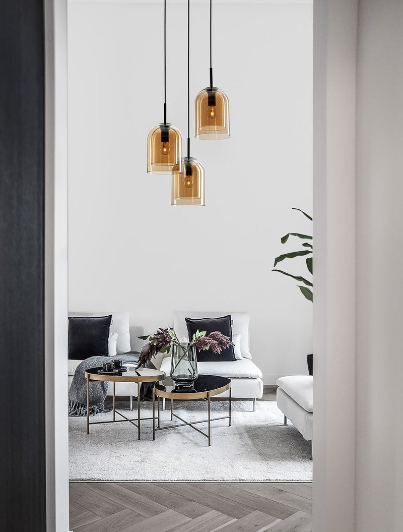 Suspension luminaire | Velor Noire H 185 cm