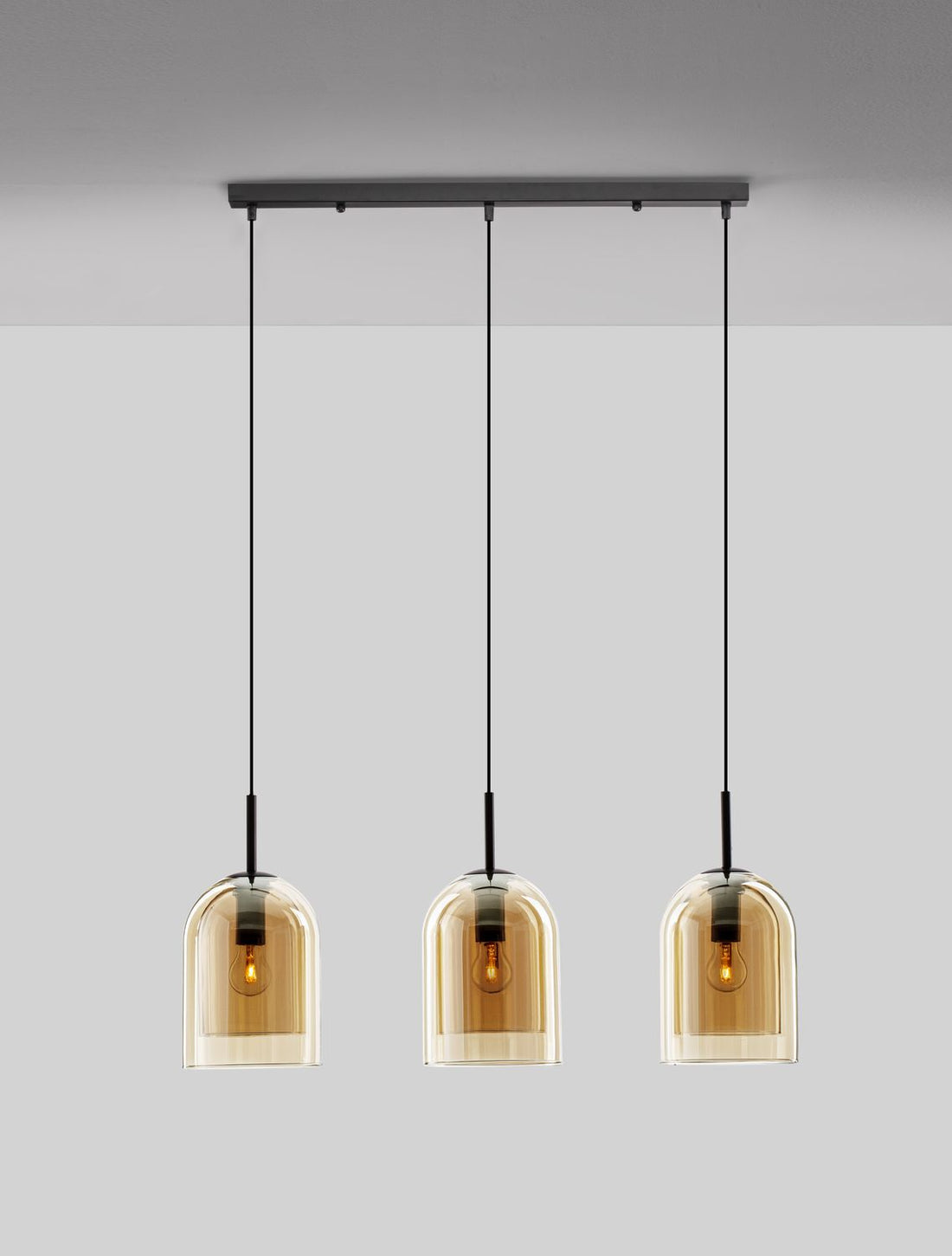 Suspension luminaire | Velor Noire H 158 cm