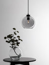 Suspension Palmer noire, verre