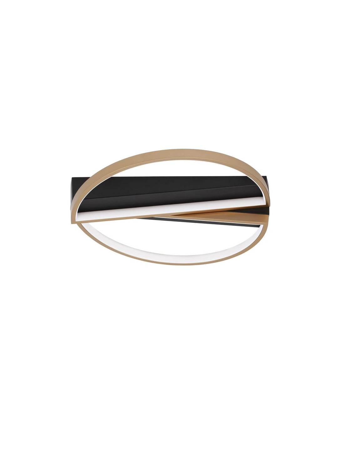 Plafonnier Elize noir, L 43,6 cm
