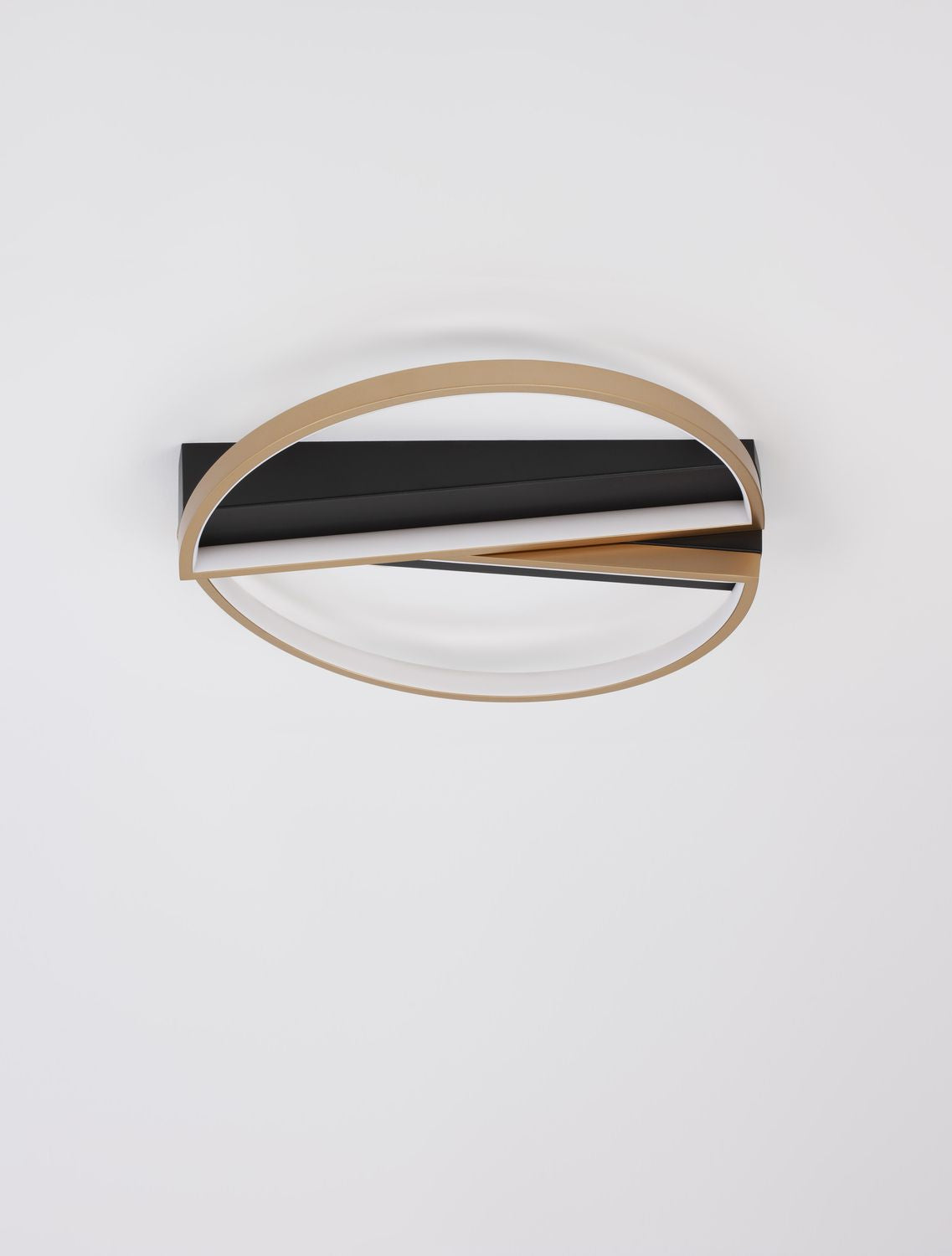 Plafonnier Elize noir, L 43,6 cm