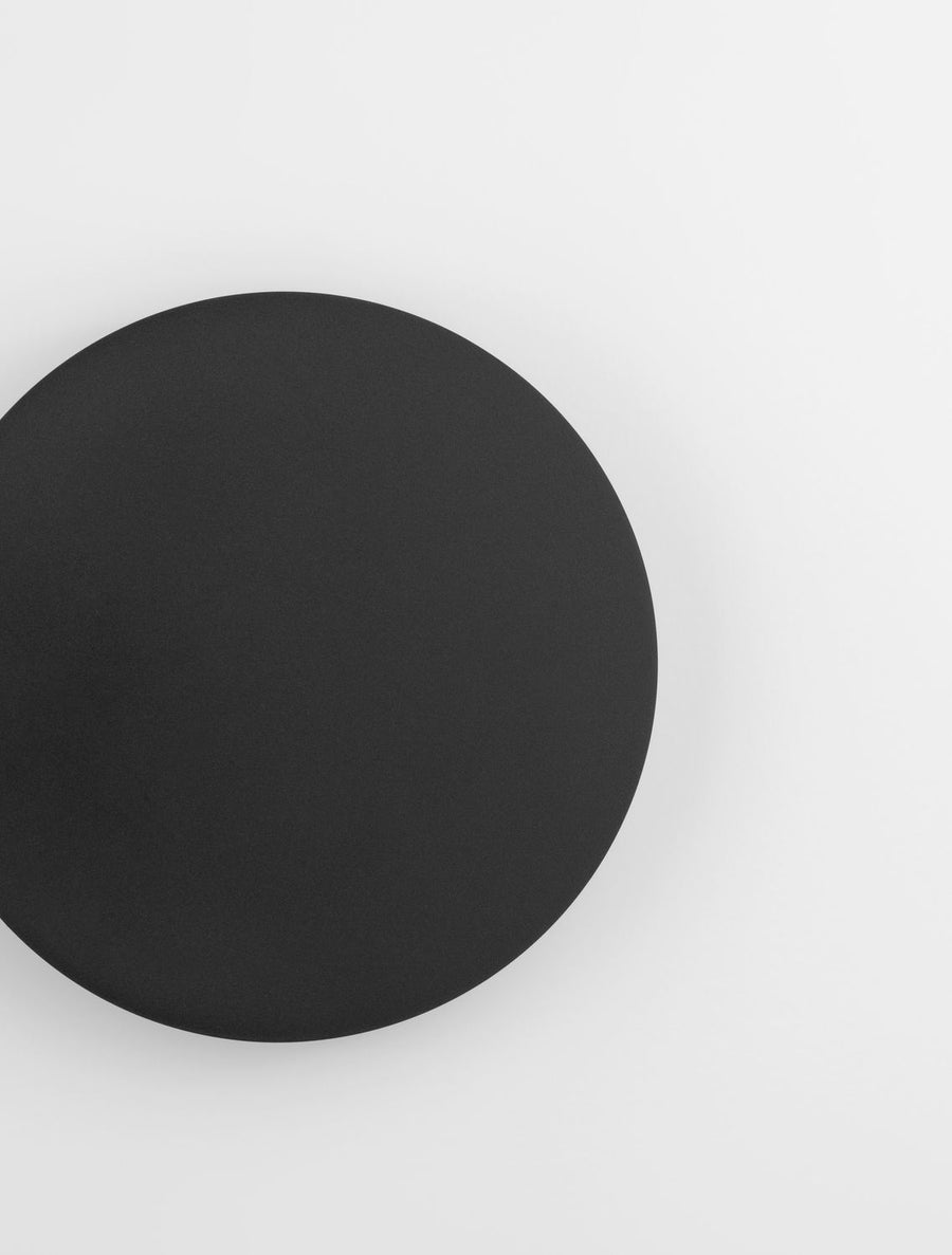 Applique murale Cyrcle noire, H 22 cm
