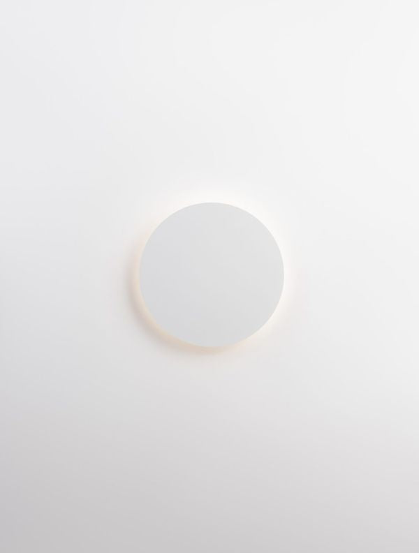 Applique murale Cyrcle blanche, H 22 cm