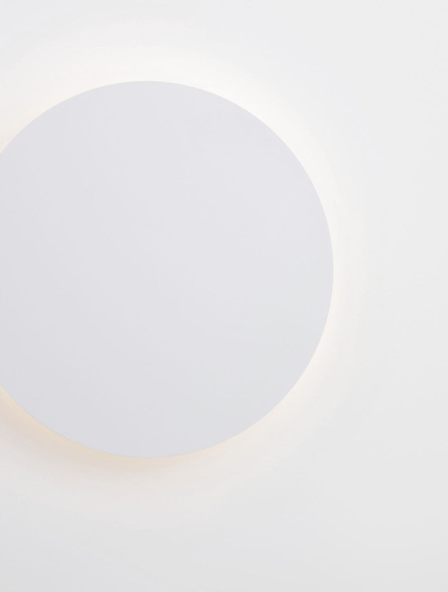 Applique murale Cyrcle blanche, H 22 cm