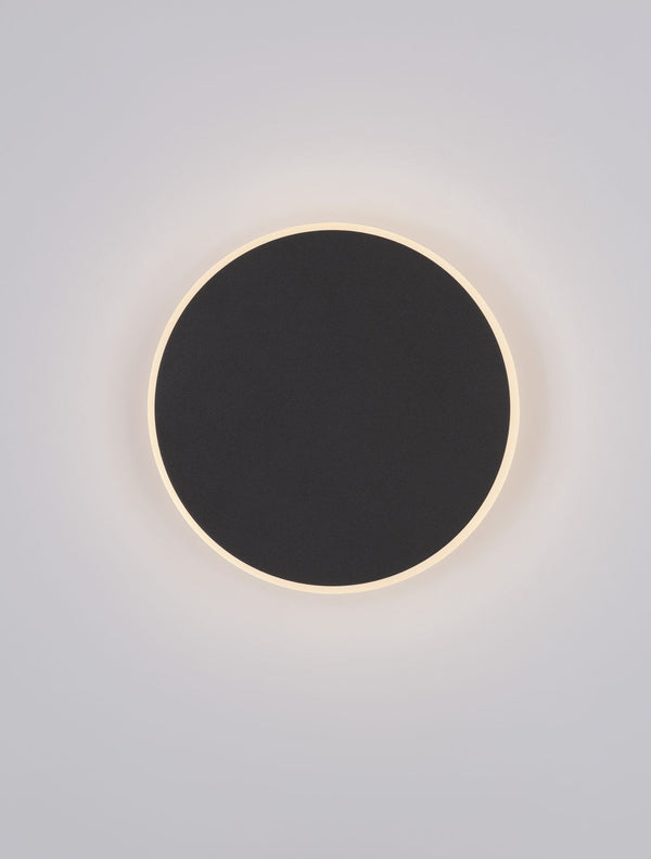 Applique murale Nevo noire, H 20 cm
