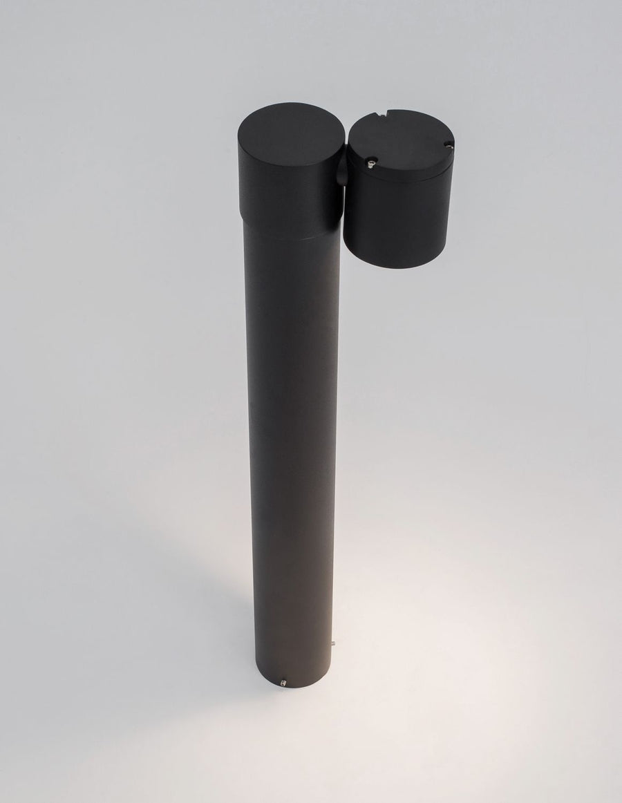 Borne extérieure Focus noire, verre