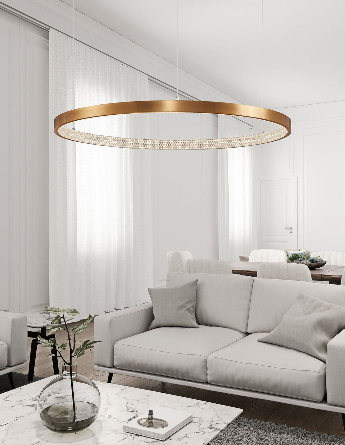 Suspension luminaire | Rosgalessa