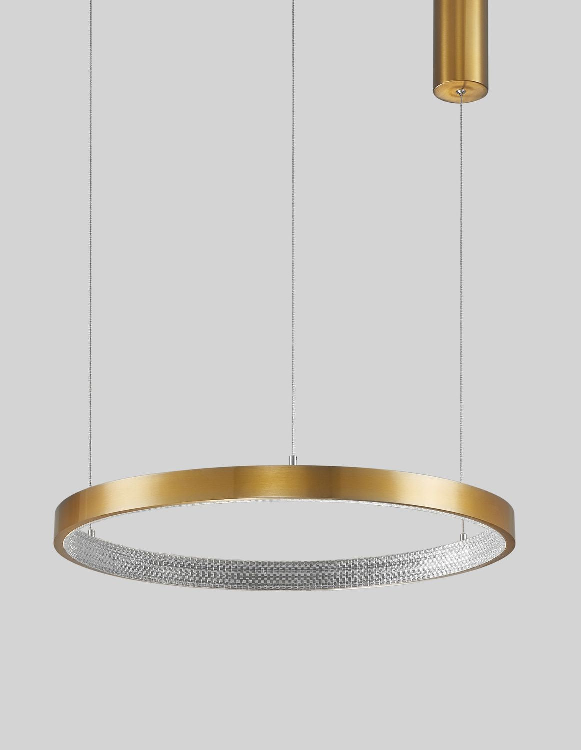 Suspension Preston dorée, H 120 cm (9285601)