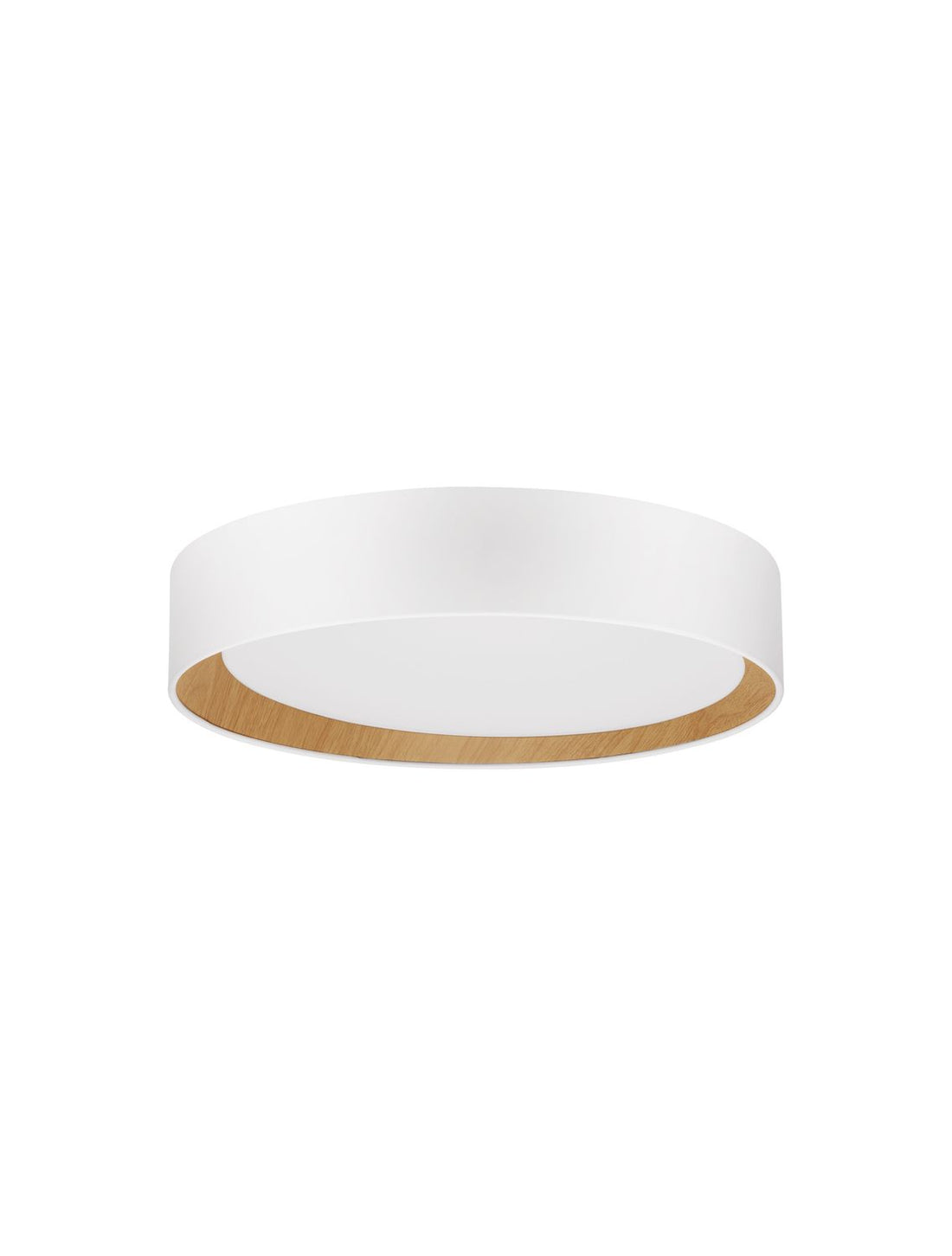Plafonnier Stake blanc, bois, Ø 35 cm