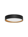 Plafonnier Stake noir, bois, Ø 35 cm