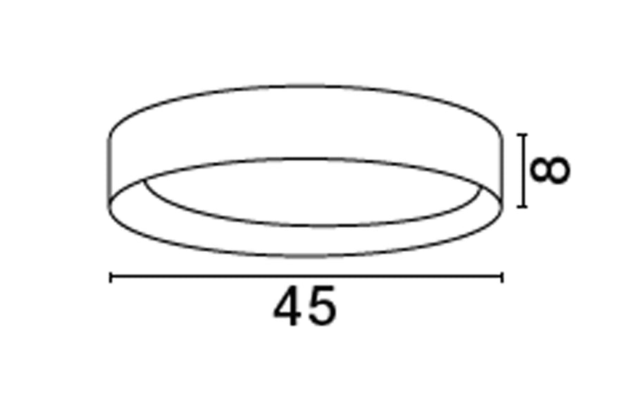 Plafonnier Stake blanc, bois, Ø 45 cm
