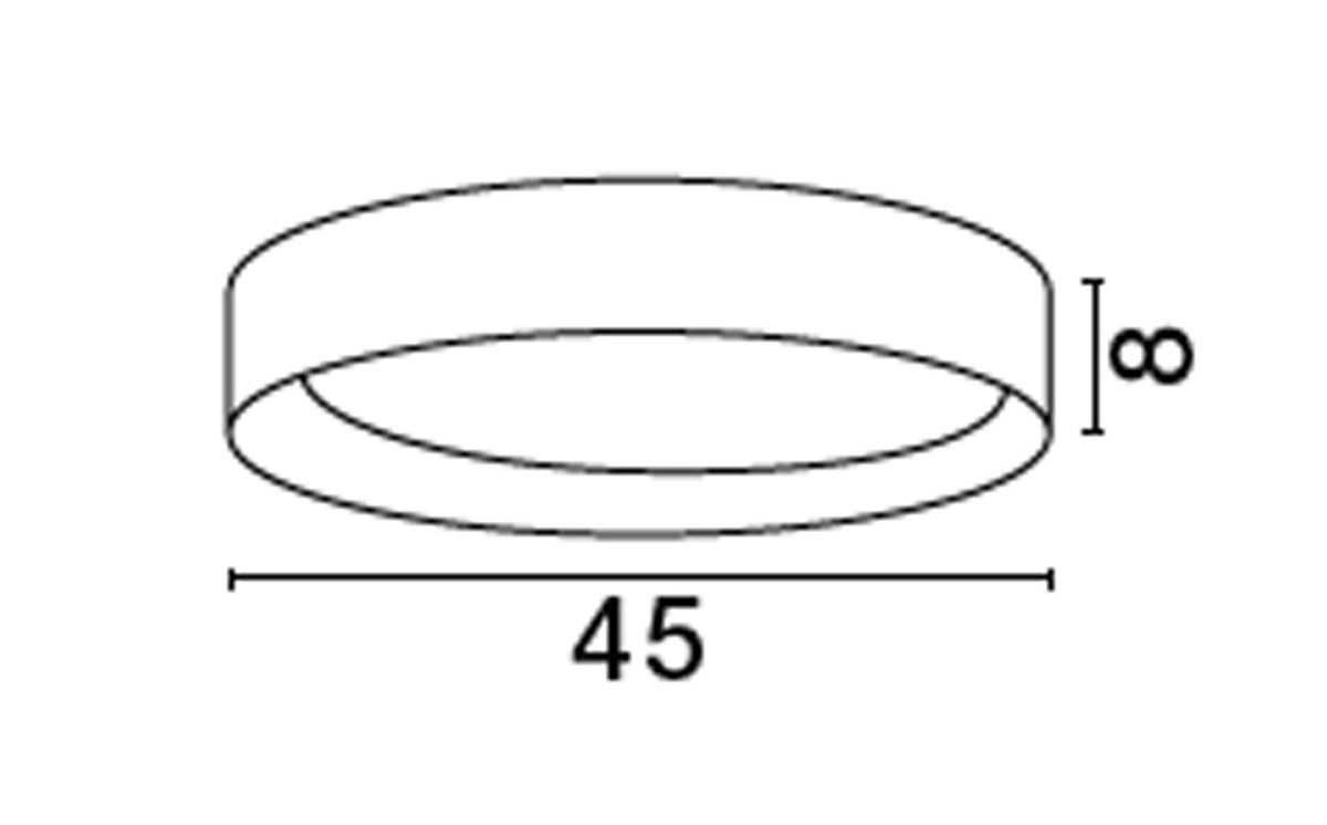 Plafonnier Stake noir, bois, Ø 45 cm