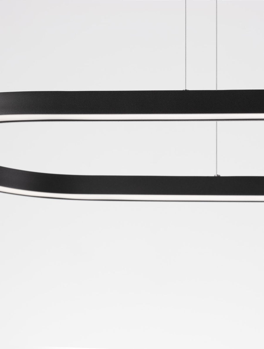 Détail du profil de l'anneau noir avec son diffuseur blanc continu
