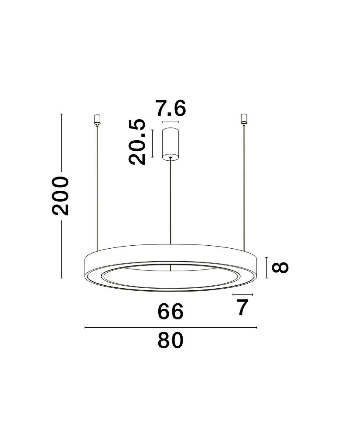 Suspension Morbido blanche (9345641)