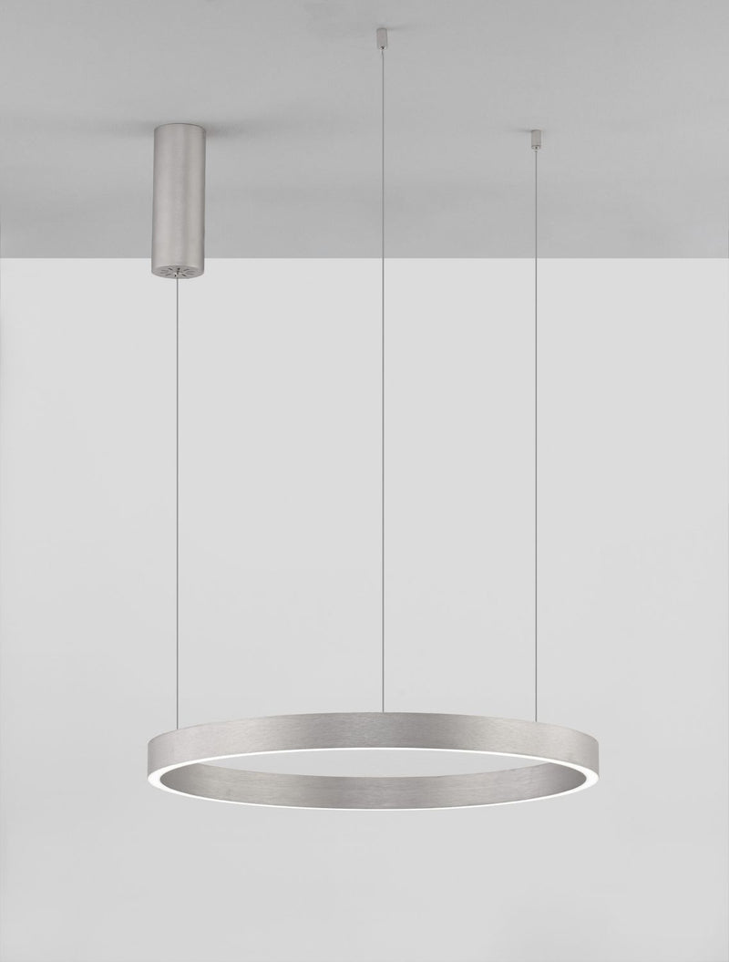 Suspension Elowen argentée, H 150 cm (9345662)