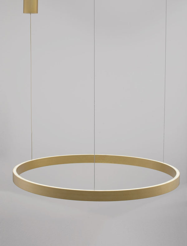Suspension Elowen dorée, H 150 cm (9345665)