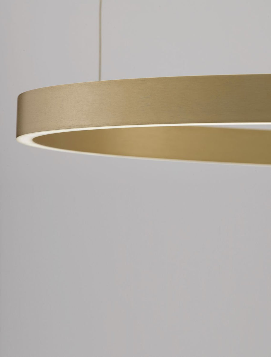 Suspension Elowen dorée, H 150 cm (9345665)