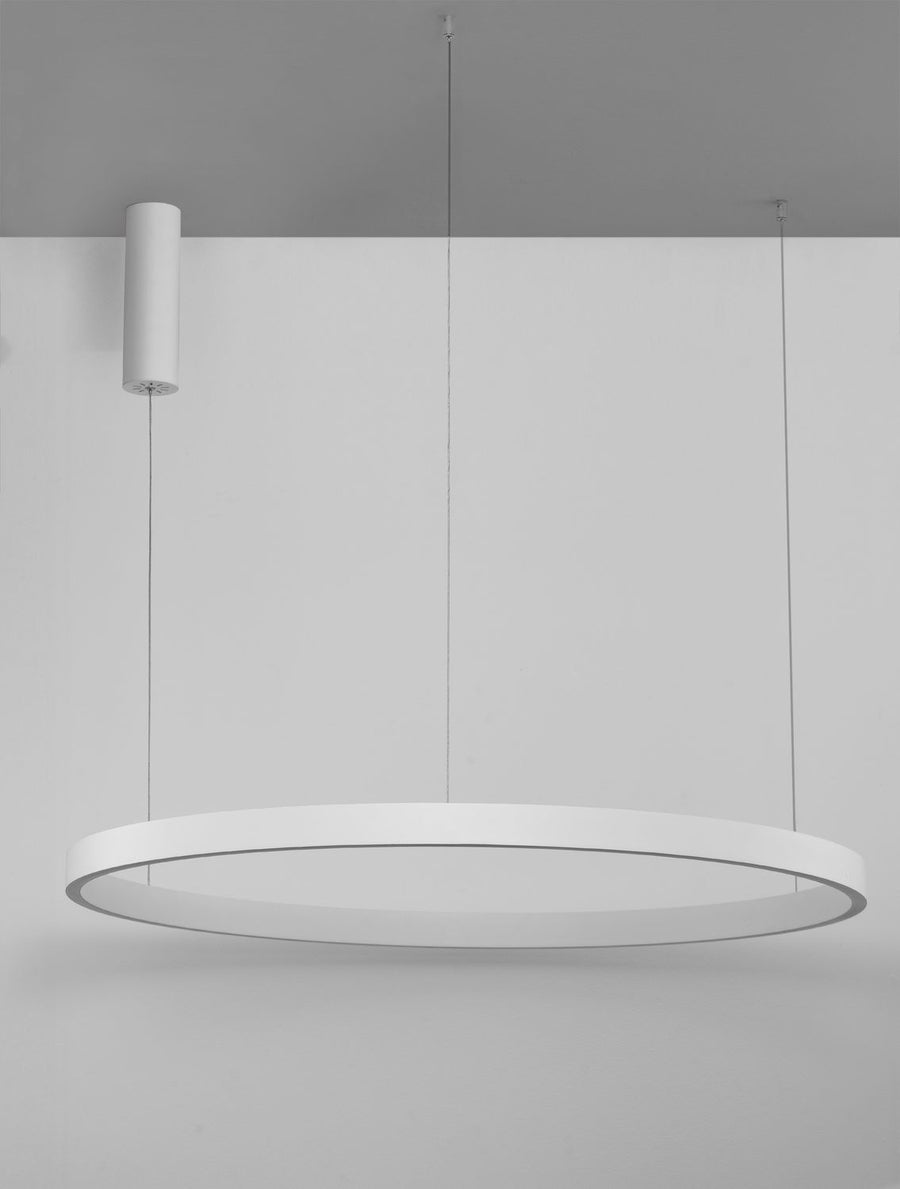 Suspension Elowen blanche, H 200 cm