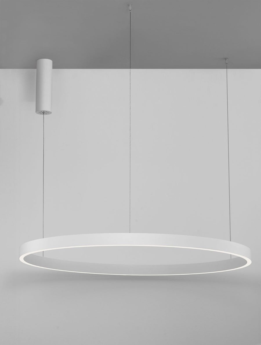 Suspension Elowen blanche, H 200 cm