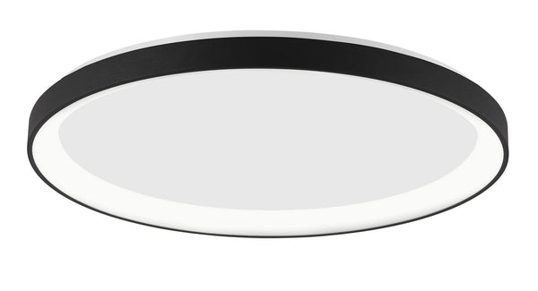 Plafonnier LED | Pertino Noir Ø 38 cm