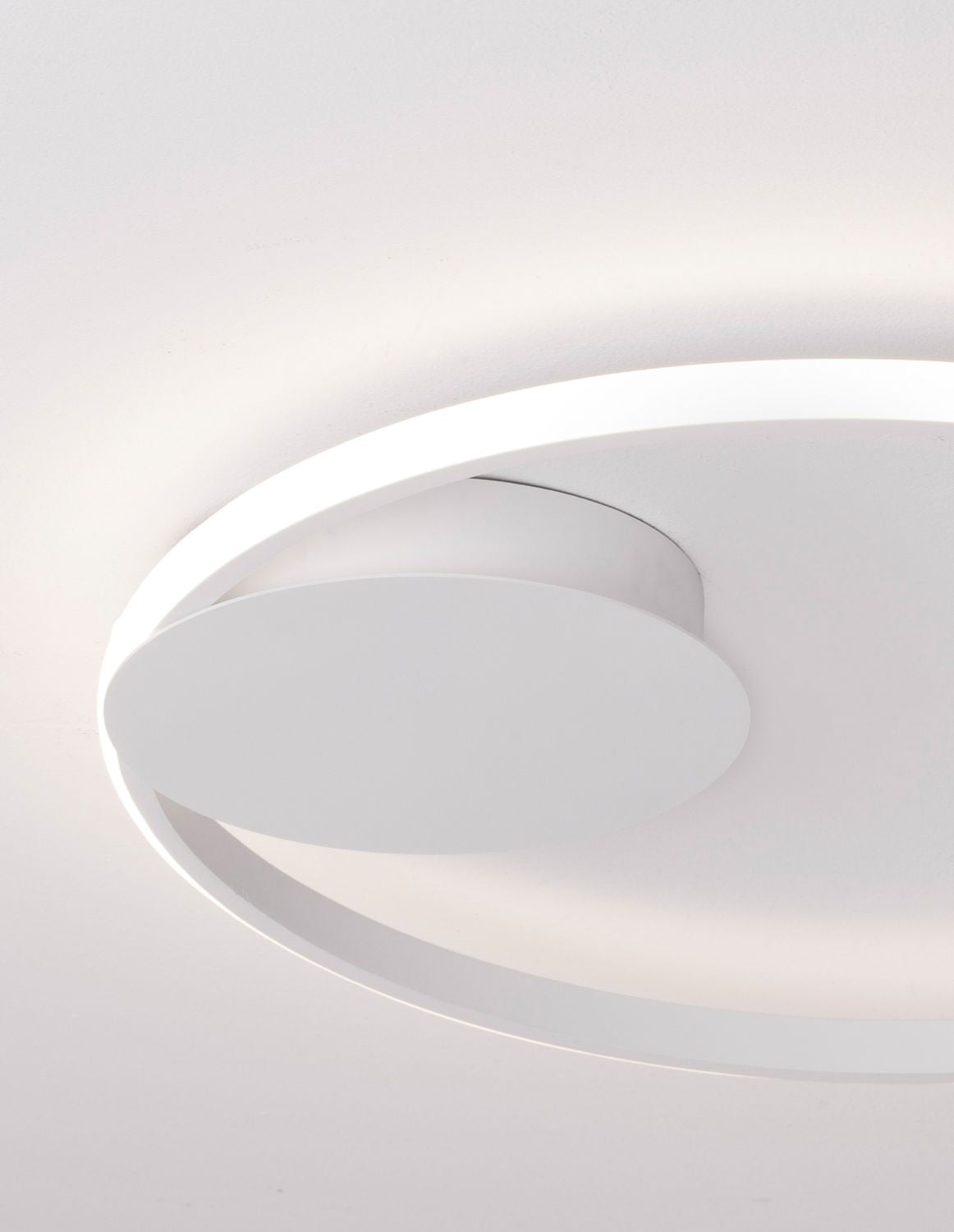 Plafonnier Fuline blanc