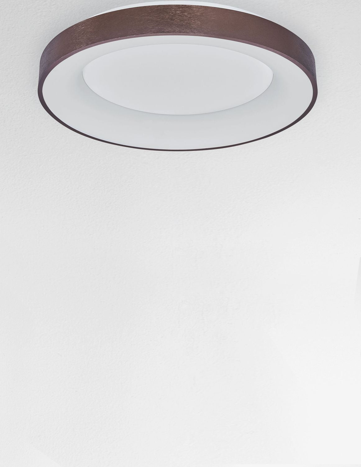 Plafonnier Rando Thin marron, Ø 60 cm