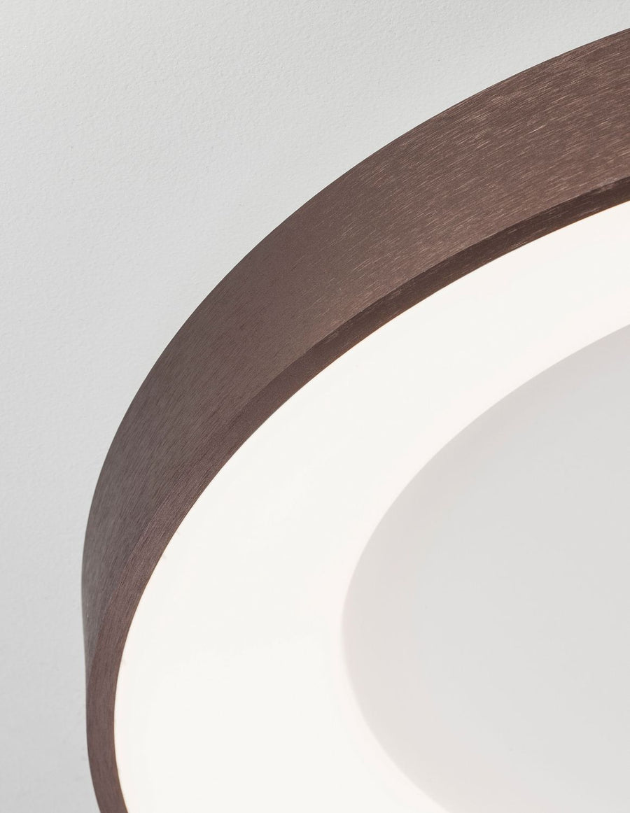 Plafonnier Rando Thin marron, Ø 60 cm