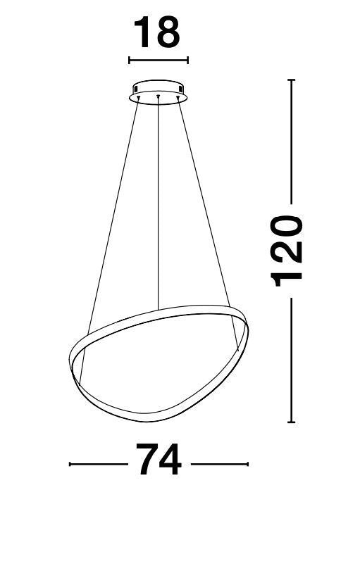 Suspension Aries blanche (9357062)