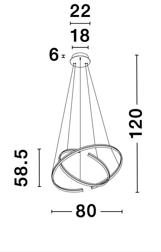 Suspension Torrente noire (9392012)