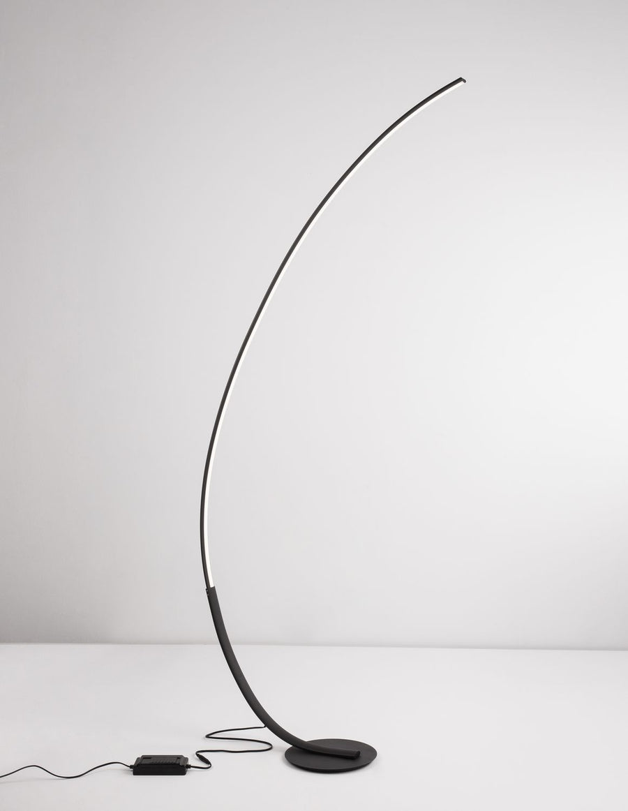Lampadaire Premium noir, H 172 cm