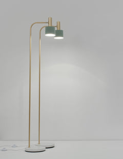 Lampadaire PAZ doré, H 165 cm (9426654)