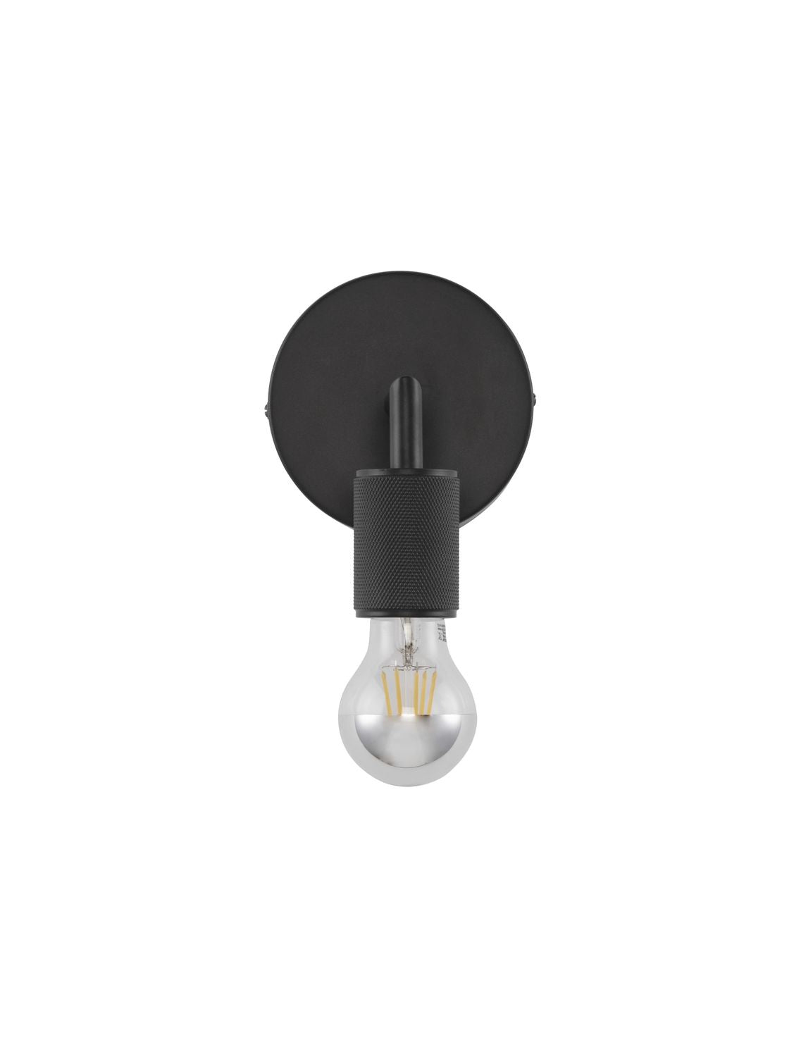 Applique murale Royal noire, H 15,5 cm