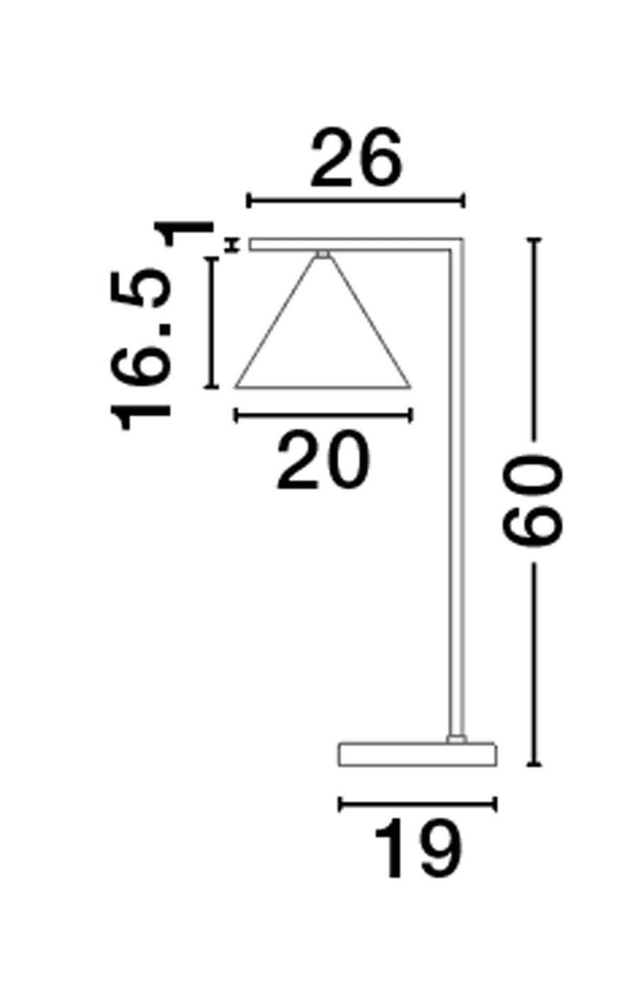 Lampe à poser Sway dorée, marbre