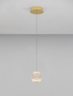 Suspension Brillante dorée (9511010)