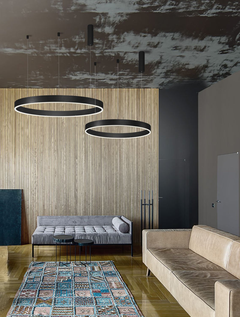 Suspension Motif noire, H 200 cm (9530212)