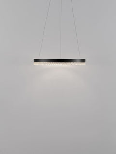 Suspension Adria noire, H 150 cm (9530225)