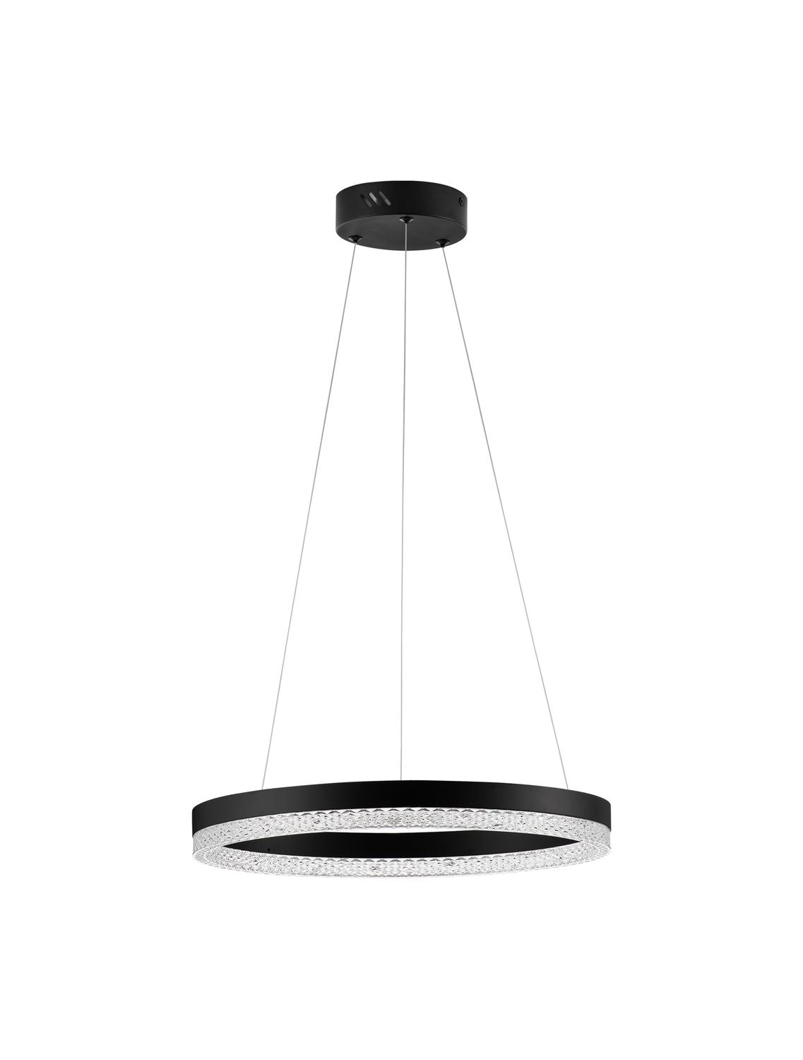 Suspension Adria noire, H 150 cm (9530225)