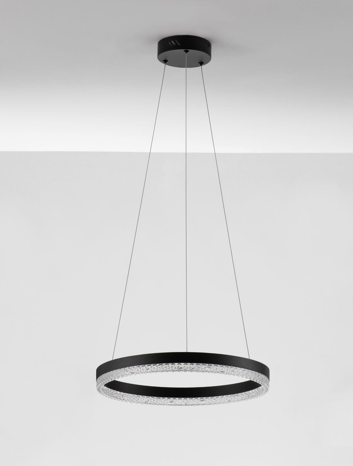 Suspension Adria noire, H 150 cm (9530225)