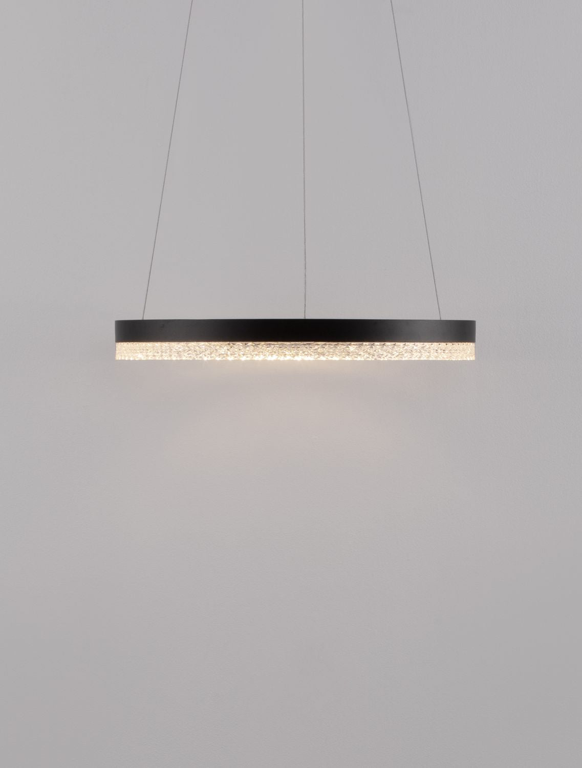 Suspension Adria noire, H 150 cm (9530225)