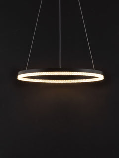 Suspension Adria noire, H 150 cm (9530227)