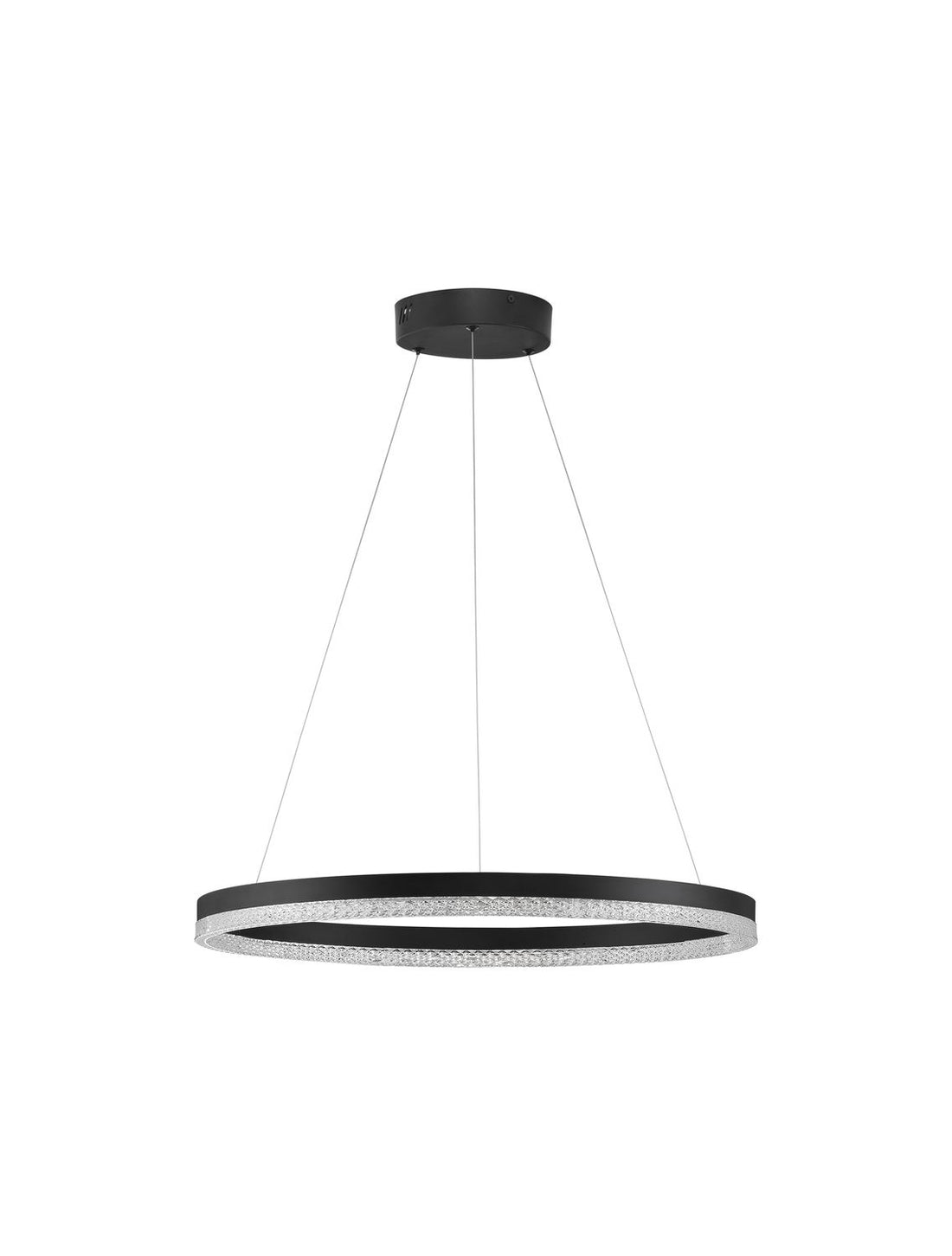 Suspension Adria noire, H 150 cm (9530227)