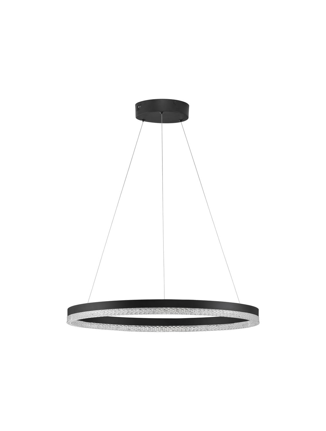 Suspension Adria noire, H 150 cm (9530227)