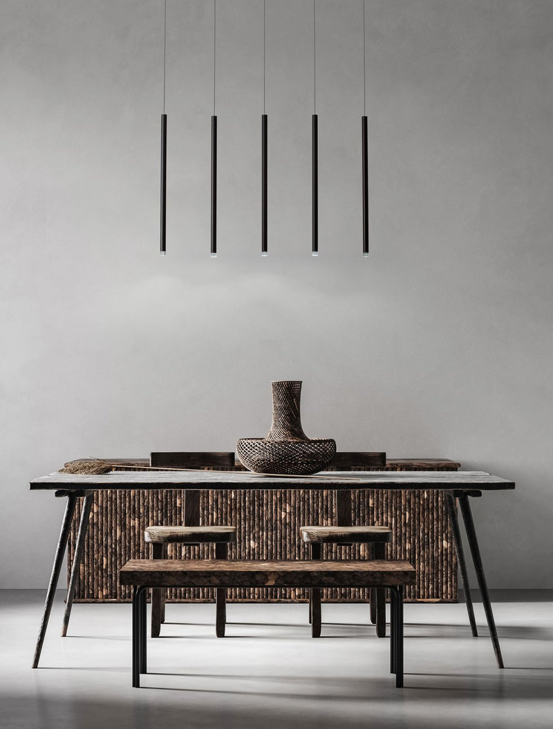 Suspension Dandia noire, H 150 cm (9540202)