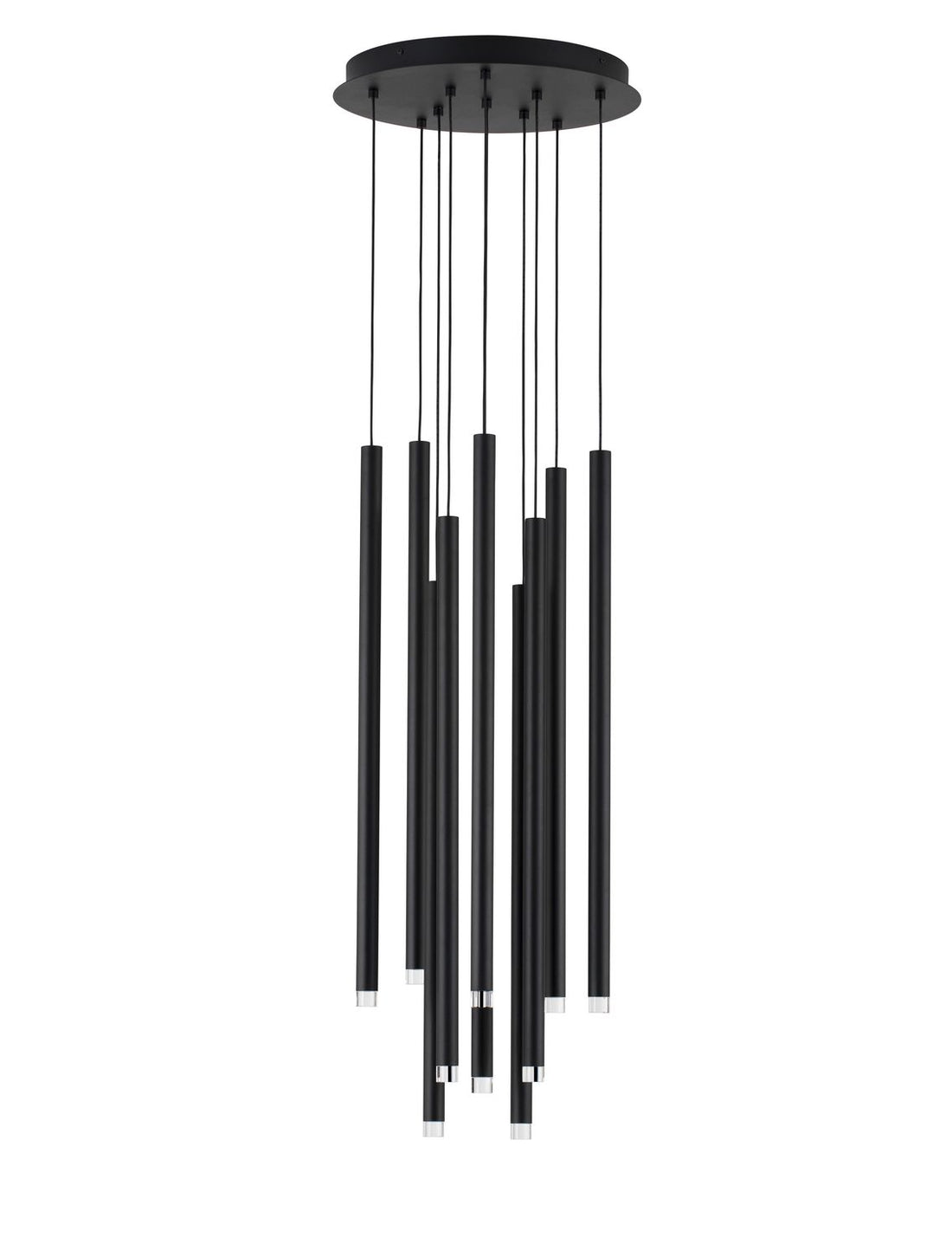 Suspension Dandia noire, H 72 cm