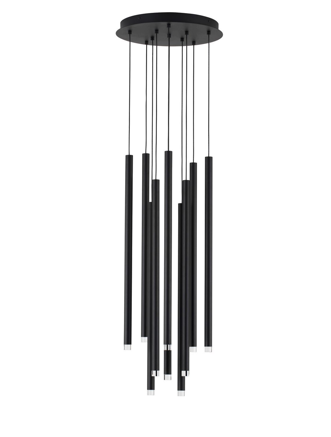 Suspension Dandia noire, H 72 cm