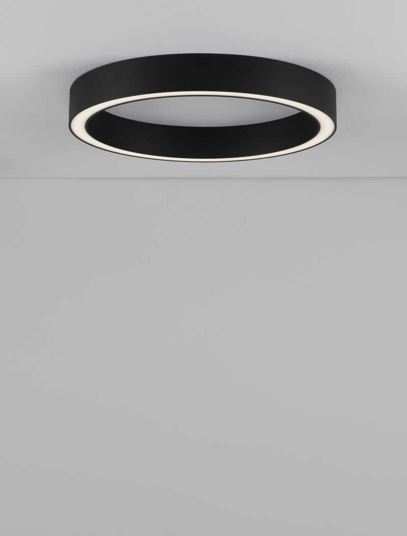 Plafonnier Sting noir, L 60 cm