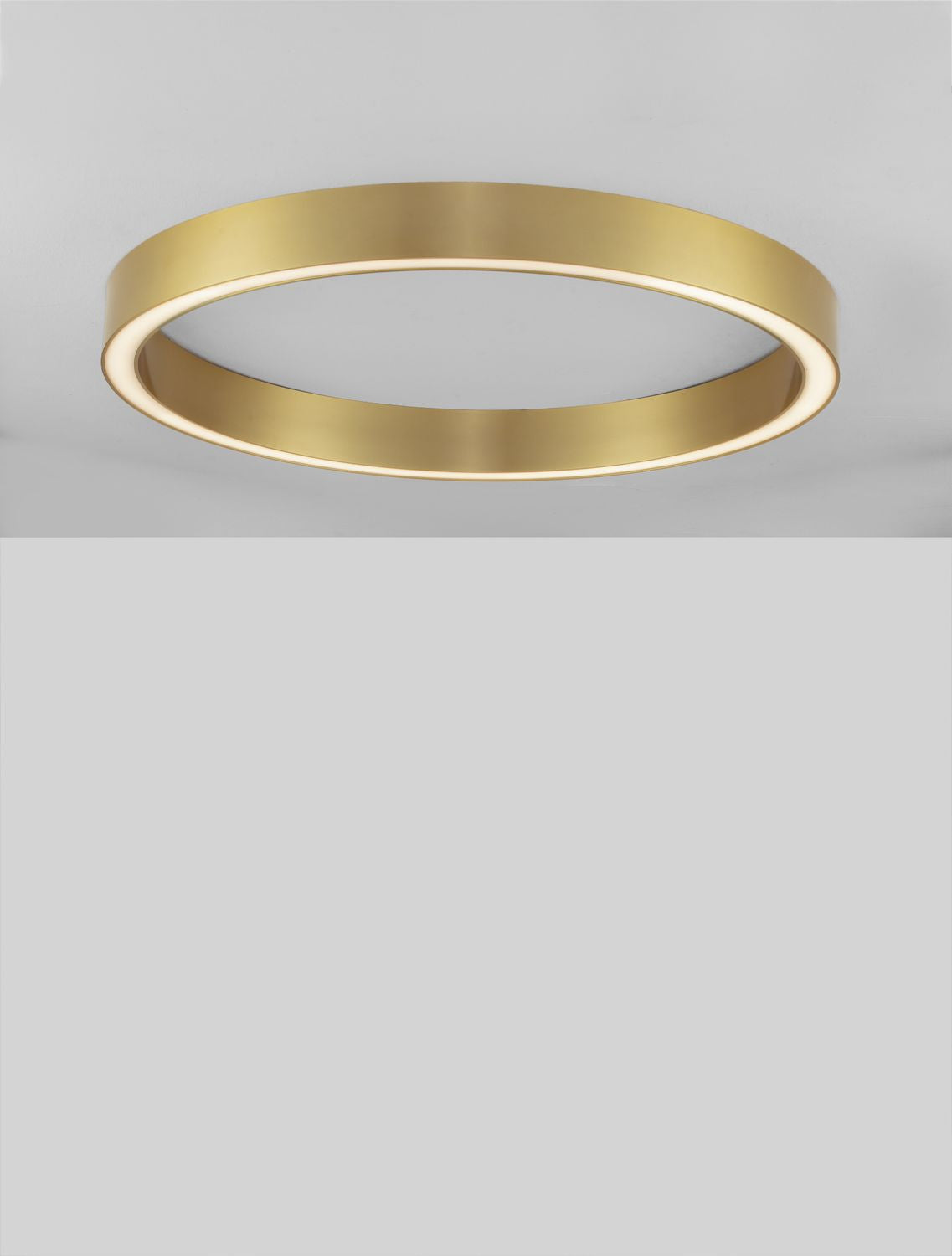 Plafonnier Sting bronze, L 80 cm